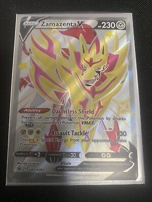 Pokémon TCG Zamazenta V (Shiny) SWSH Black Star Promos SWSH293 Holo Promo