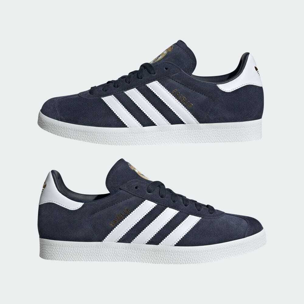 Adidas Originals REAL MADRID GAZELLE Legend Ink/White/Gold IE8502  