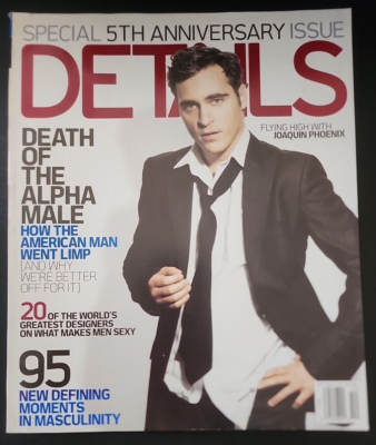 #ad DETAILS magazine October 2005 Joaquin Phoenix Claire Danes No Label $11.86