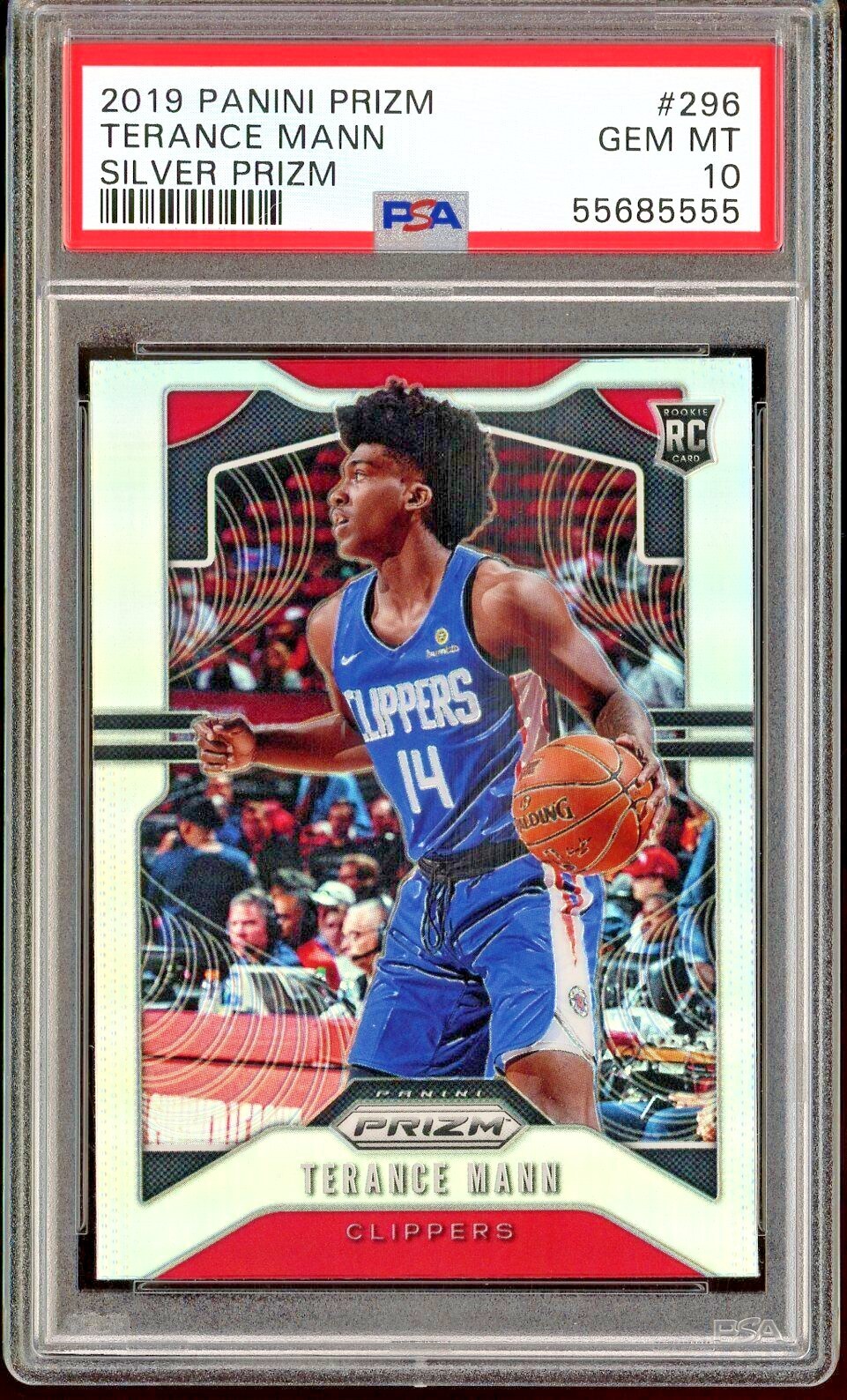 NBA BASKETBALL RC PRIZM SILVER PSA 10