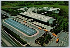 North York Toronto Ontario Science Centre School Bus Aerial Prepaid Postcard ON