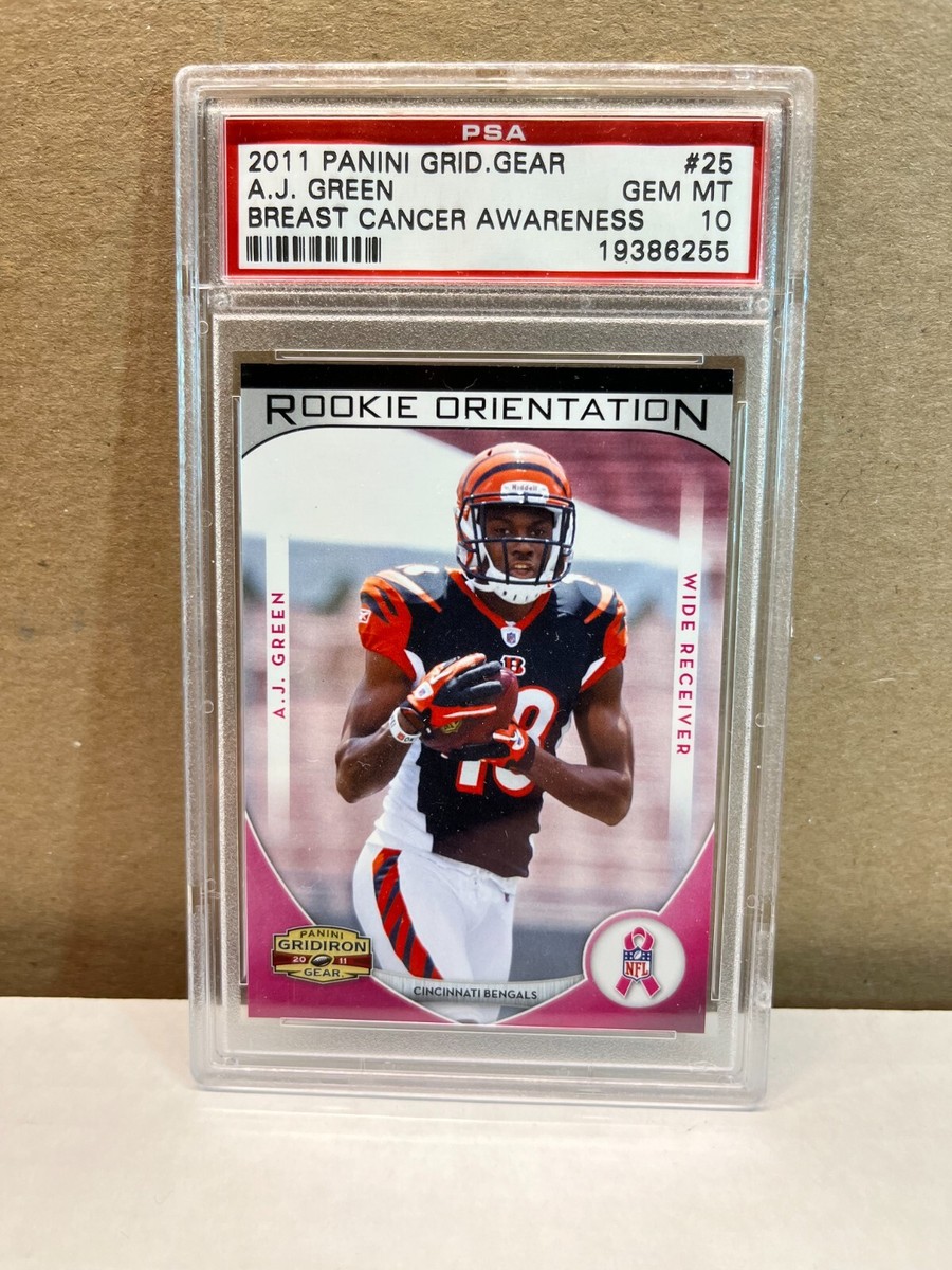 2011 Gridiron Gear Orientation Breast Cancer Awareness AJ Green