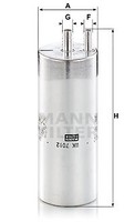 Mann-Filter WK 7012 Kraftstofffilter FÜR Audi Porsche