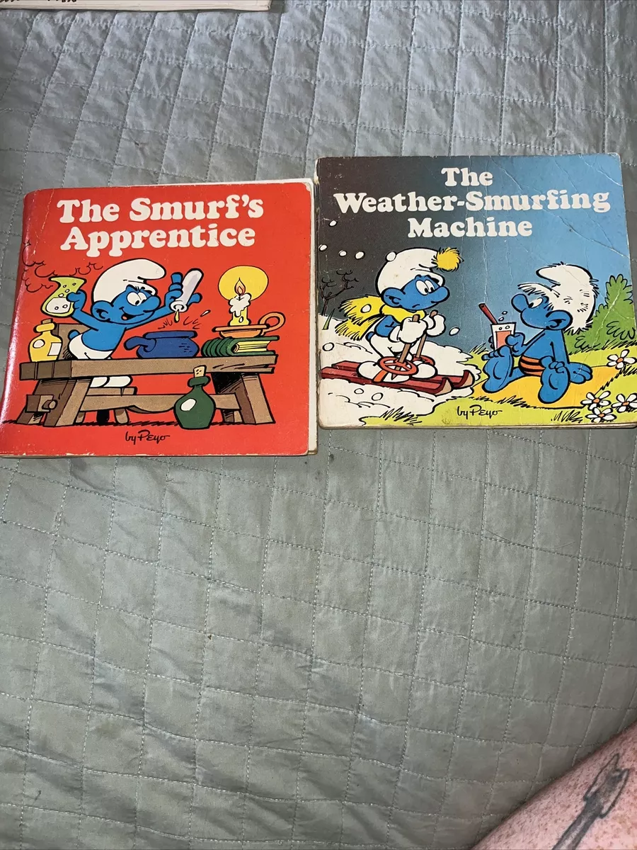 Smurfs Mini Storybook: Peyo: Wather-Smurfing Machine/Cake/In Air/Fake Smurf  lot