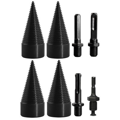 Dotmall Easy Split Drill Bit Wood Splitter Drill Bit Firewood Electric Drills