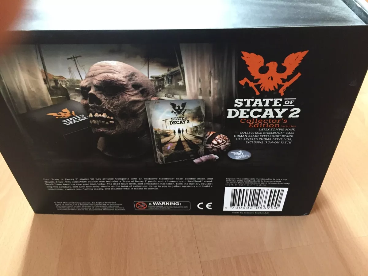 State of Decay 2 Collector's Edition Comes with Zombie Mask