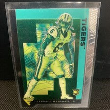 2021 Panini Chronicles Draft Picks Terrace Marshall Jr. RC Flux Panthers LSU