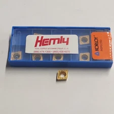 KORLOY CCMT32.52-HMP INSERT GRADE NC9020 NEW (10PCS)
