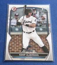 2023 Bowman Draft #BD-123 Kemp Alderman Miami Marlins