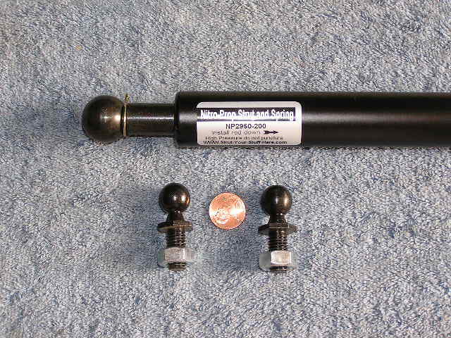 29” 300# Load - Unload Gas Spring Kit TILT Trailer Lift Assist Prop Rod ...