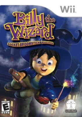 Nintendo Wii Billy The Wizard Rocket Broomstick Racing Complete Tested & Working