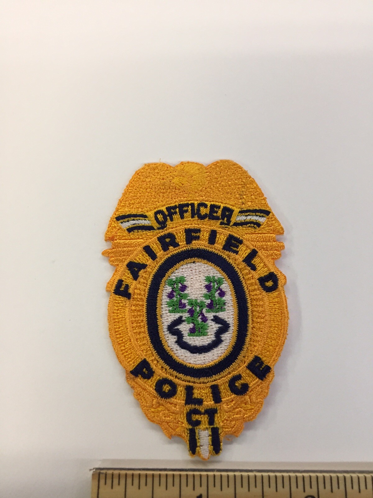 FAIRFIELD, CONNECTICUT POLICE OFFICER SHOULDER PATCH CT | eBay