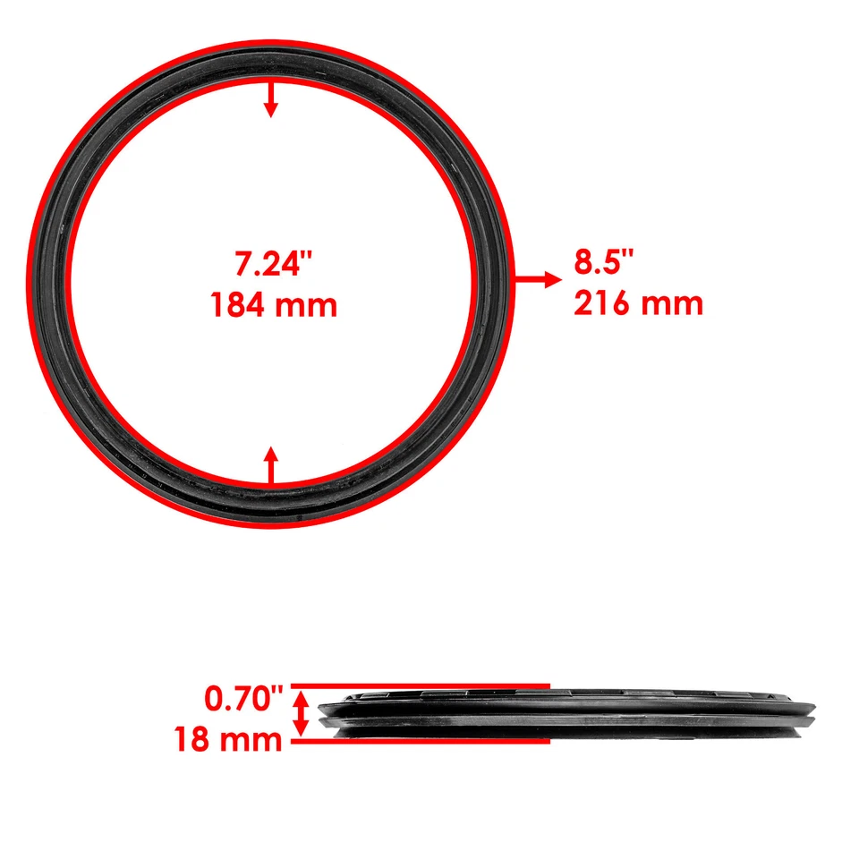 Sello de tambor de freno delantero o trasero izquierdo derecho para Kawasaki 92093-1543 Foto 2 de 4