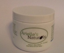 Arielle's Naturals White, Monoi Oil w/Shea Black Cocoa Butter Hair/Body Butter