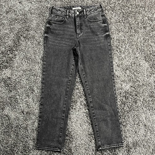 Pacsun Black Charcoal Wash Mom Jeans 