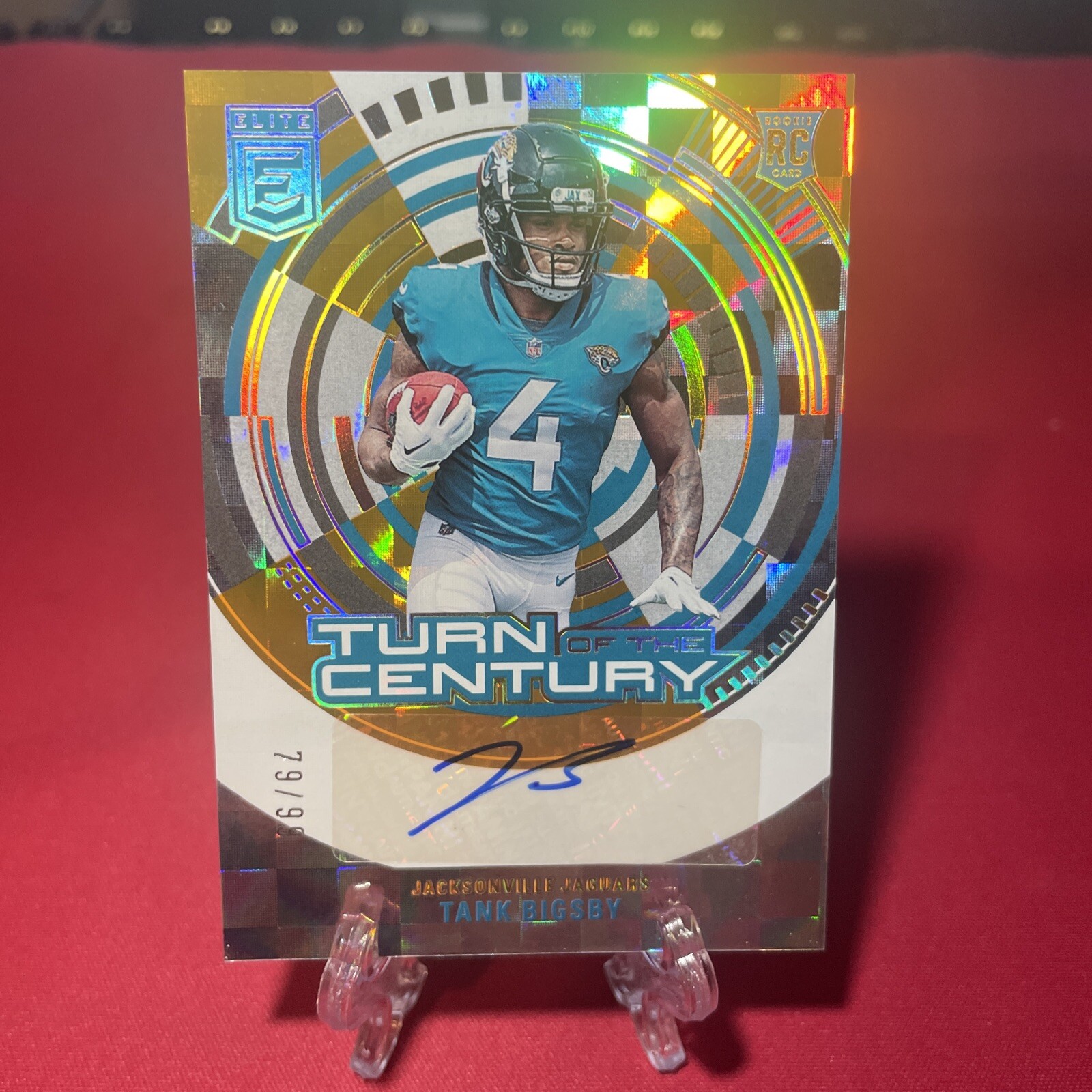 2023 Panini Donruss Elite Tank Bigsby Turn of the Century Auto Orange /99 TA43