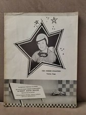 1946 URA Third Annual Pacific Coast Midget Auto Racing Yearbook VG Bill Vukovich
