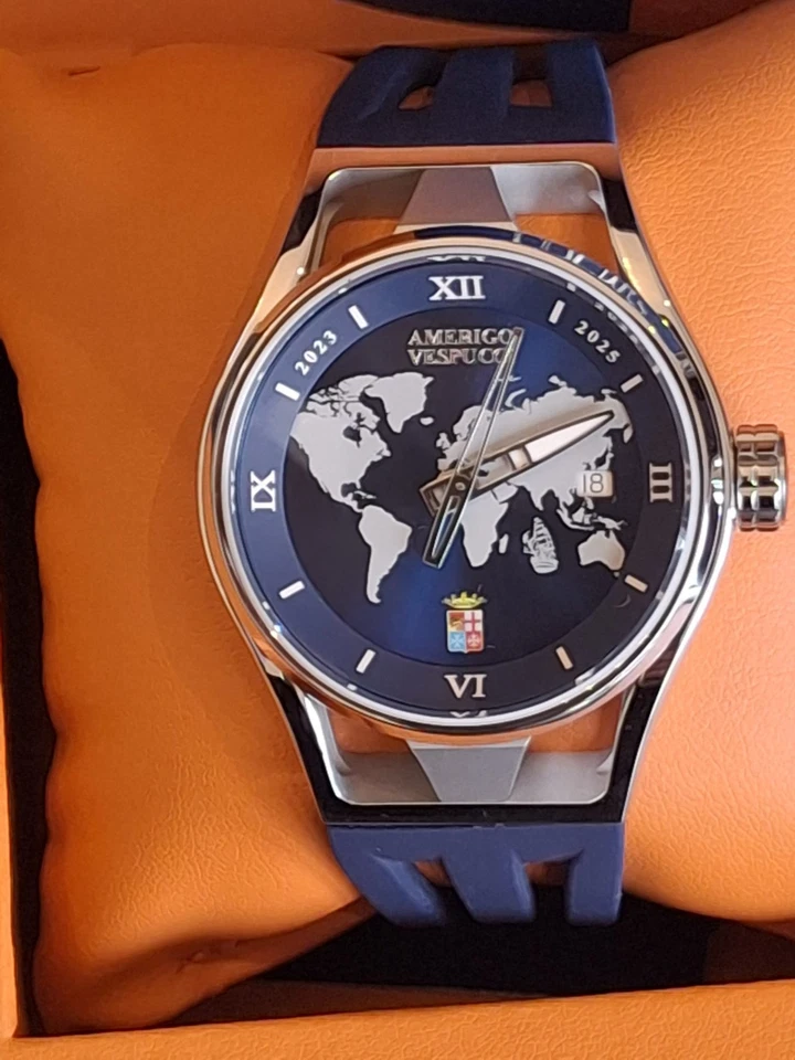 Promo Natale! Locman Ref. 537 Amerigo Vespucci. Automatico Nuovo Mai Usato. - Immagine 4 di 4