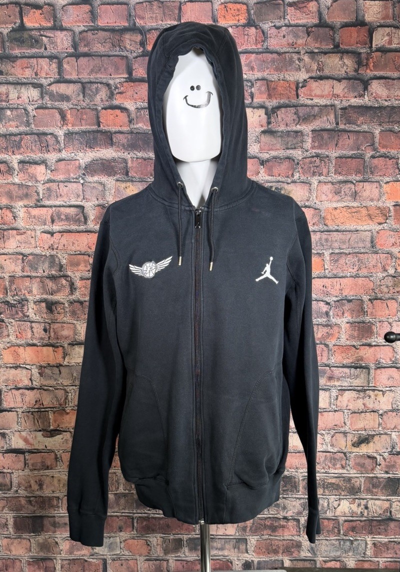 Sudadera con capucha Jordan para hombre cremallera completa pit-pit = 23”/longitud 27”/manga 27”