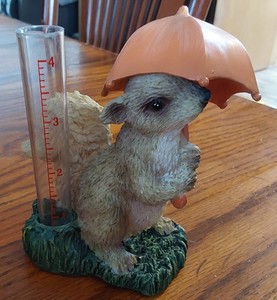 2003 Little Squirrel Table Top RAIN GUAGE 4"