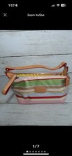 Coach Hampton Watercolor Stripe Patent Leathe...