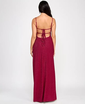 green emerald velvet dress Jump Apparel 13136 A Line Long Formal Slit Prom Dress  Page 1167