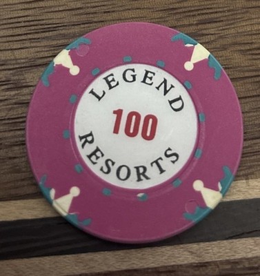 Legend Resorts Casino 100 Casino Poker Roulette Chip
