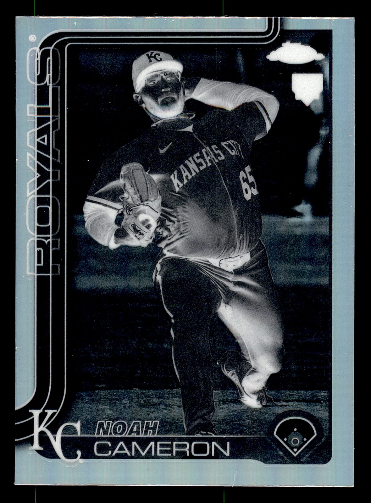 2025 Topps Chrome Update Noah Cameron #USC69 Negative Refractors Rookie