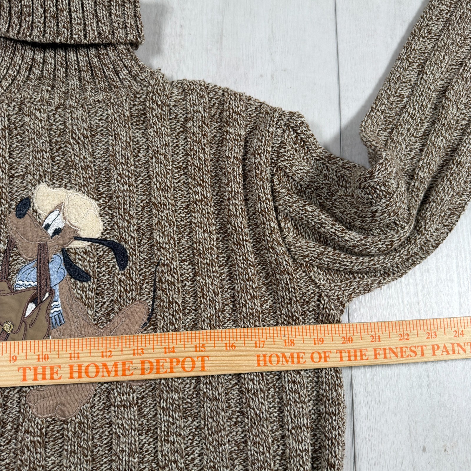 Vintage Small PLUTO Embroidery Patch Sweater Disn… - image 10