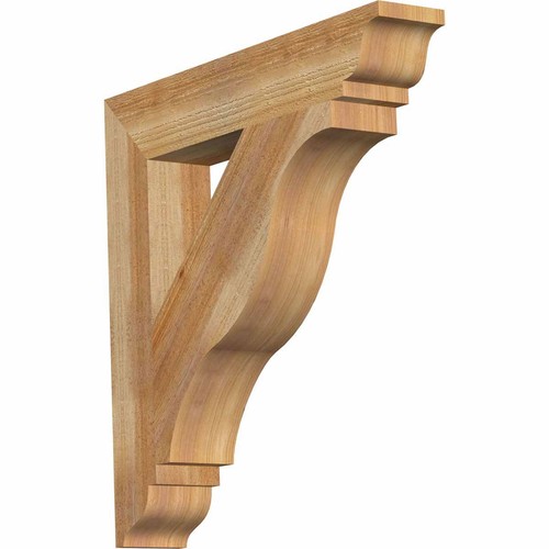 BKT04X24X24FST01RWR Funston Traditional Rough Sawn Bracket, 4" Width x 24" De...