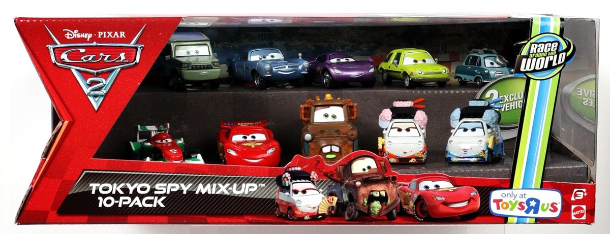 カーズ2 東京スパイミックスアップ 10パック Disney Pixar Cars 2 Tokyo Spy Spy Mix-Up 10-Pack Toys R Us
