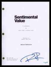 Renate Reinsve "Sentimental Value" AUTOGRAPH Signed Full Script Screenplay ACOA