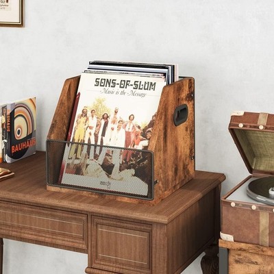 Record Box - Vinyl Record Storage Box, Holz Vinyl-Schallplatten Aufbewahrung Box