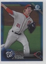 2016 Bowman Draft Chrome Top Prospects Blue Refractor 94/150 Erick Fedde i5q