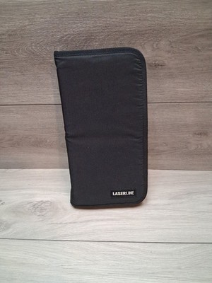 Laserline 24 Disc Hard Flip CD DVD Blu-ray Protective Travel Storage Case Zip Up