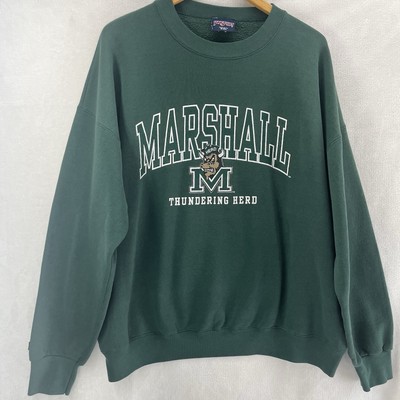 Vintage Jansport Marshall University Sweatshirt Adult Medium Green