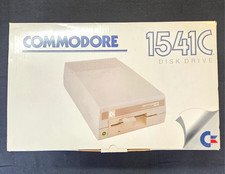 Vintage Commodore 1541C Disk Drive With Original Box - Untested