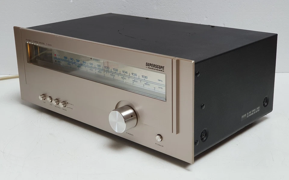 MARANTZ T-500 SUPERSCOPE Tuner Radio Rarität Vintage High End Defekt als Ersatzt - Bild 4 von 4