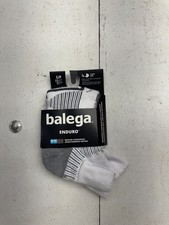 Balega Enduro 1 Pair White Athletic Quarter Socks Adults Size Small NEW