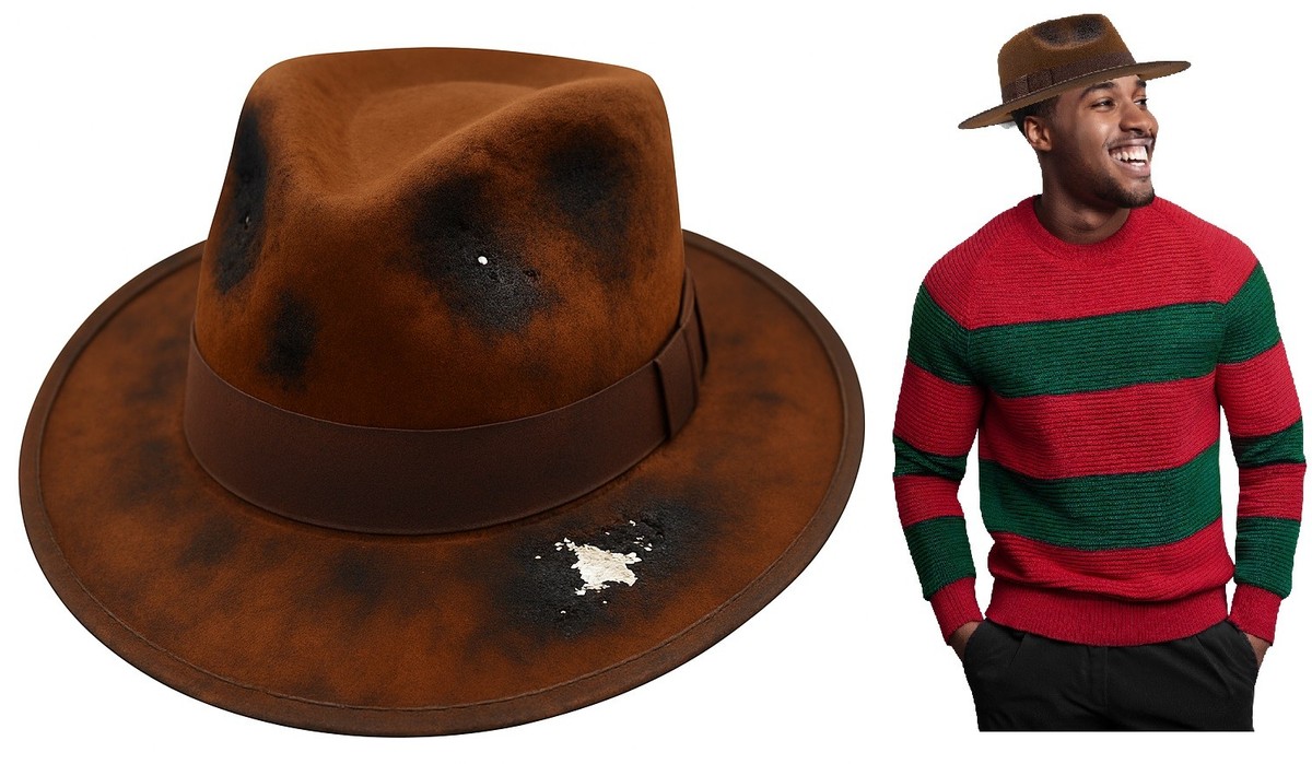 Like New - PARTY PERFECT - Prada fedora with beaded embellishments Legacy - Rustic Chic Distressed Beaded Fedora Hat – Ruediger  main image 2