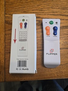 New Flipper Big Button Universal TV Remote for Seniors, Dementia TVs and Cable