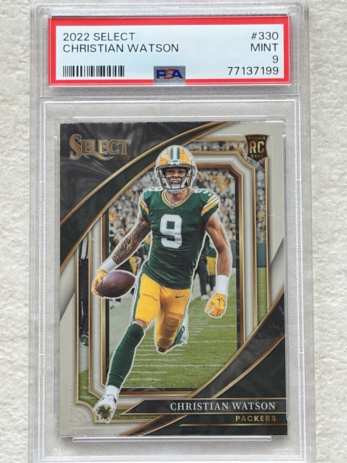 2022 Panini Select - Suite Level Christian Watson #330 Silver Prizm (RC)