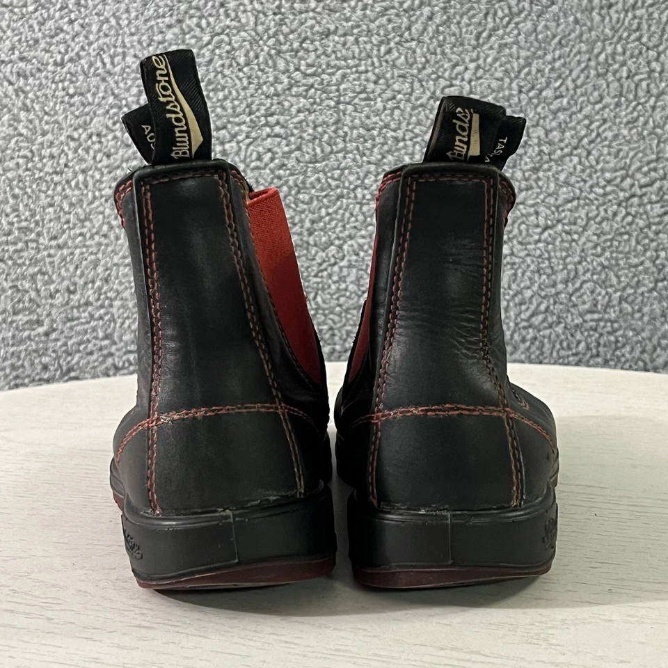 Botas Blundstone para Hombres 7.5 UK / 8.5 US Cuero Negro PLC X-tra Pull On Chelsea Foto 4 de 4