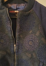 Martin Grant Jacket Women's size 38 Navy Blue with Gold highlights - Gorgeous!