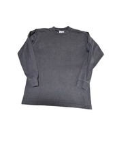 PRO CLUB WEIGHT COTTON T-SHIRT Small Black Long Sleeve