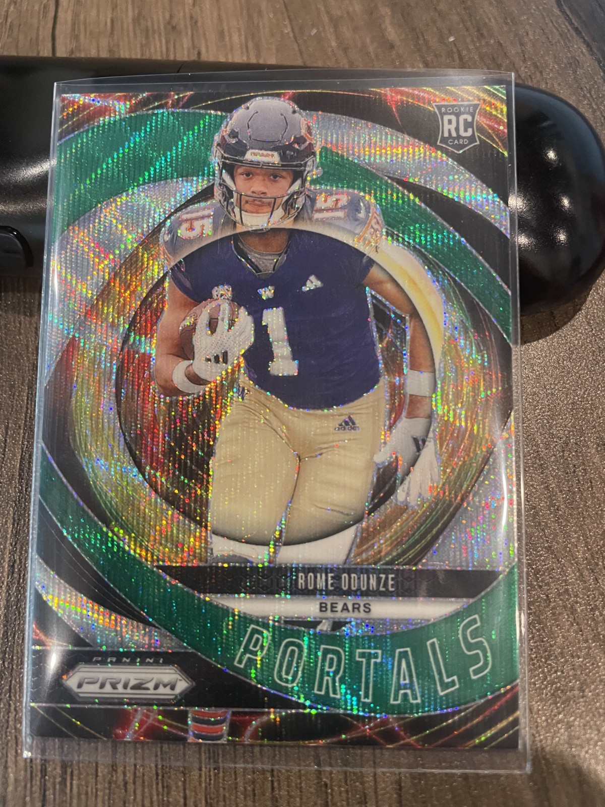 2024 Prizm - Portals Rome Odunze #9 Green Wave