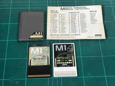 KORG M1 PCM PROGRAM CARDS FRETTED INSTS 1 MSC-6S MSC-06/MPC-06 w/case,paper