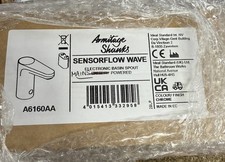 Armitage Shanks Sensorflow Wave Basin Spout Rim Mounted A6160AA