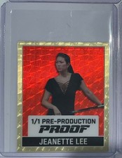 2025 Leaf 15th Anniversary Jeanette Lee Super Prismatic Gold Red Proof 1/1
