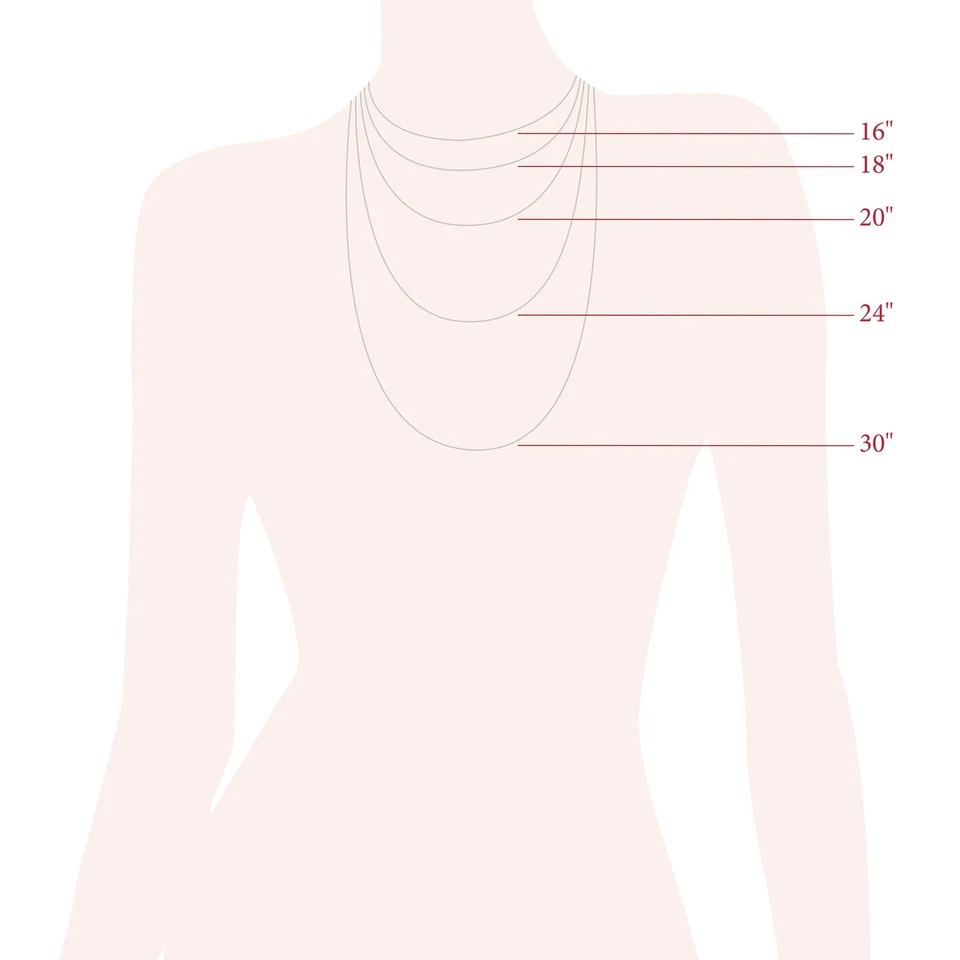 Colgante con corazón de amor de rubí creado por Finecraft con diamante en plata de ley, 18" Foto 3 de 3